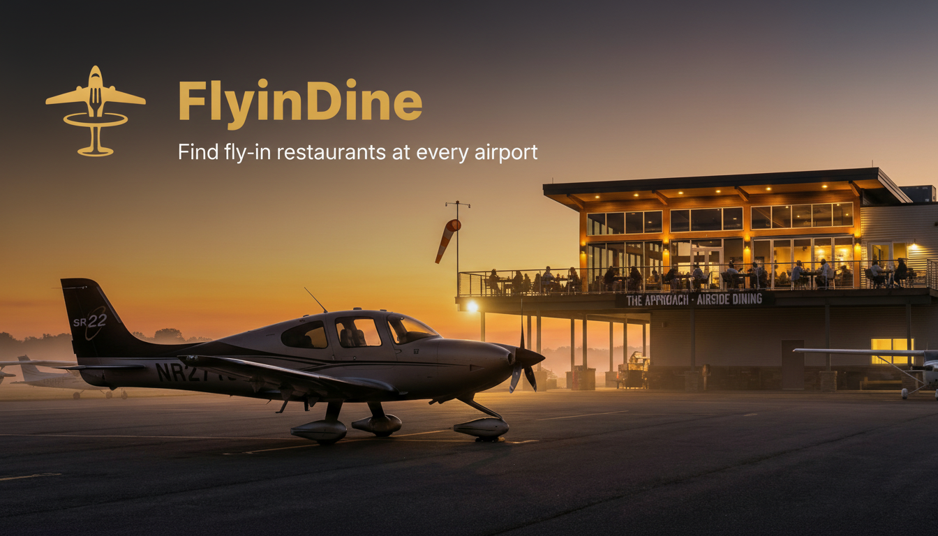 Fly Inn Side FlyinDine — Find Fly-In Restaurants & Airport Dining